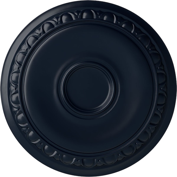 Ekena Millwork Caputo Ceiling Medallion (Fits Canopies up to 6"), Hand-Painted Midnight Dream, 24 1/4"OD x 1 1/2"P CM24CAMDF - main
